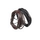 Braided Rope & Leather Bracelet