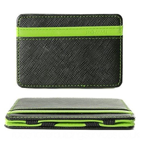 Slim Minimalist Wallet Green