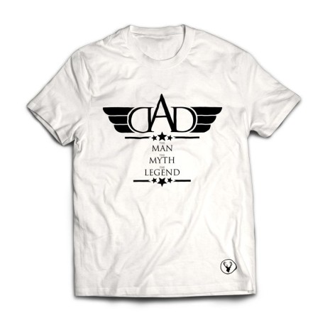 DAD - TMTMTL - TEE - Black on White